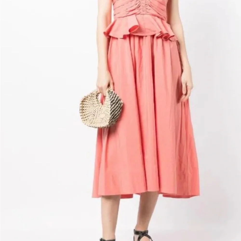 Ulla Johnson
halterneck ruffled midi dress - Picture 2 of 16